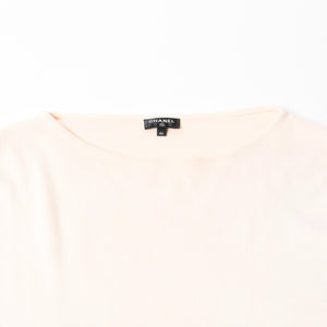 極美品 CHANEL シャネル ニット ファレルウィリアムス P57765K07579 ウール カシミヤ アイボリー サイズ46 中古 4a008661