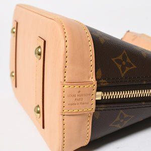 新品同様 LOUIS VUITTON ルイヴィトン アルマBB 2WAY ハンドバッグ ショルダーバッグ M53152 ブラウン モノグラムキャンバス 中古 4a008380