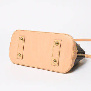 新品同様 LOUIS VUITTON ルイヴィトン アルマBB 2WAY ハンドバッグ ショルダーバッグ M53152 ブラウン モノグラムキャンバス 中古 4a008380