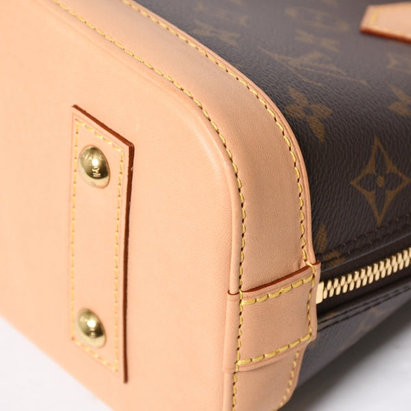 新品同様 LOUIS VUITTON ルイヴィトン アルマBB 2WAY ハンドバッグ ショルダーバッグ M53152 ブラウン モノグラムキャンバス 中古 4a008380