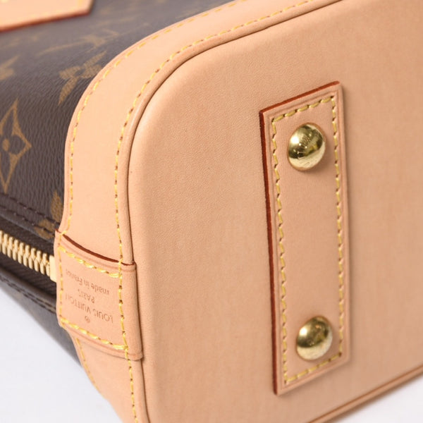 新品同様 LOUIS VUITTON ルイヴィトン アルマBB 2WAY ハンドバッグ ショルダーバッグ M53152 ブラウン モノグラムキャンバス 中古 4a008380