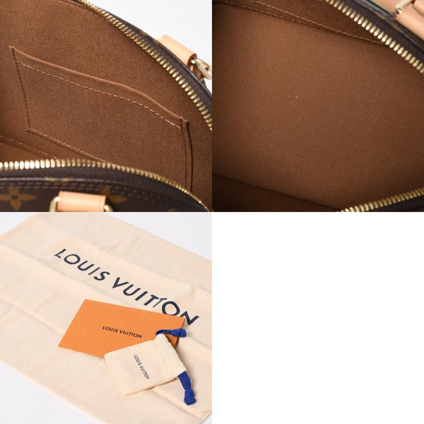 新品同様 LOUIS VUITTON ルイヴィトン アルマBB 2WAY ハンドバッグ ショルダーバッグ M53152 ブラウン モノグラムキャンバス 中古 4a008380