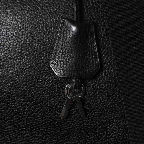 Extremely rare HERMES Kelly 50 handbag, black Taurillon Clemence leather, silver hardware. ◻J stamp, excellent condition, pre-owned, 4a008677