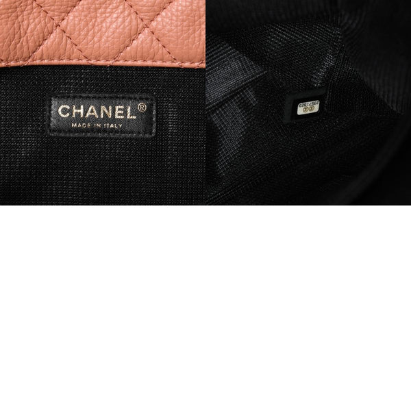 新品同様 CHANEL シャネル ジャンボ マトラッセ XXL ショルダーバッグ ピンク系 チェーンショルダー デカマト 中古 4a008682