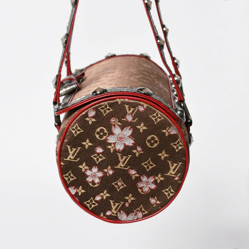 新品未使用 LOUIS VUITTON ルイヴィトン VIP限定 村上隆 チェリーブロッサム ミニパピヨンショルダー ハンドバック 中古 4a008895