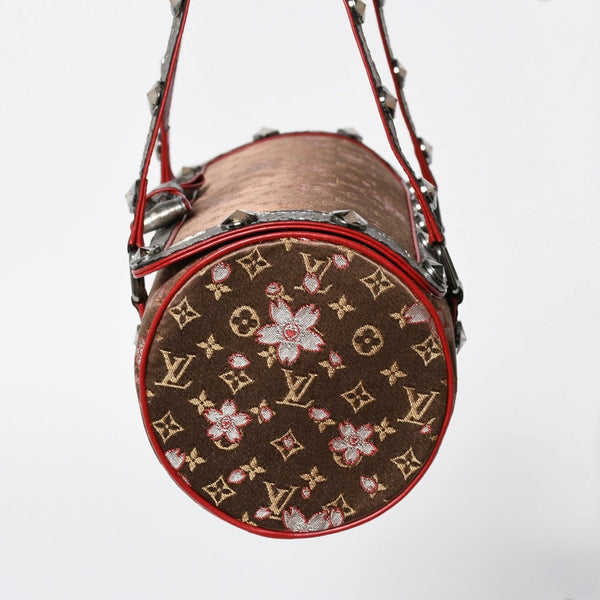 新品未使用 LOUIS VUITTON ルイヴィトン VIP限定 村上隆 チェリーブロッサム ミニパピヨンショルダー ハンドバック 中古 4a008895