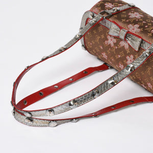 新品未使用 LOUIS VUITTON ルイヴィトン VIP限定 村上隆 チェリーブロッサム ミニパピヨンショルダー ハンドバック 中古 4a008895