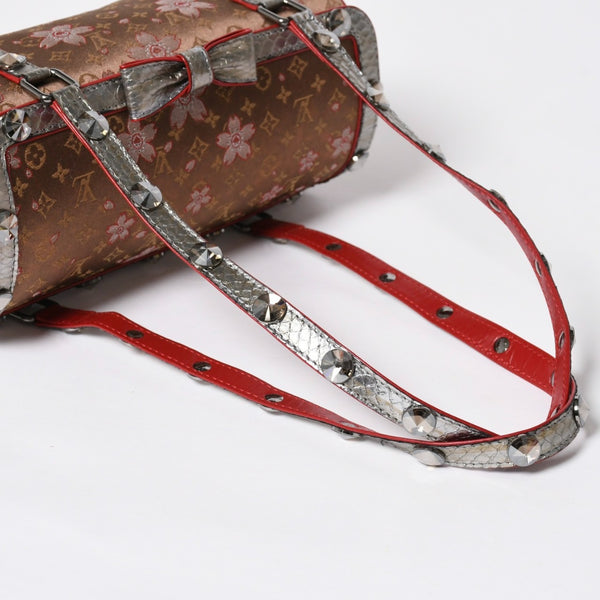 新品未使用 LOUIS VUITTON ルイヴィトン VIP限定 村上隆 チェリーブロッサム ミニパピヨンショルダー ハンドバック 中古 4a008895