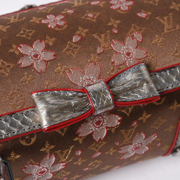 新品未使用 LOUIS VUITTON ルイヴィトン VIP限定 村上隆 チェリーブロッサム ミニパピヨンショルダー ハンドバック 中古 4a008895