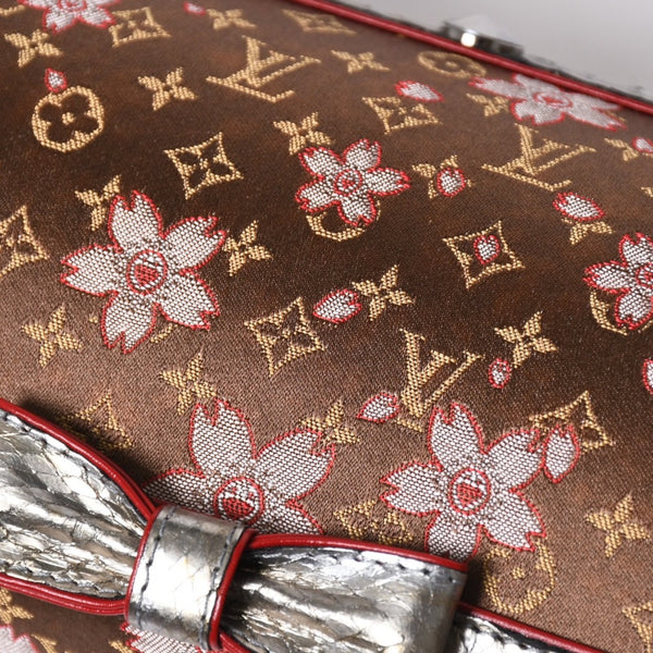 新品未使用 LOUIS VUITTON ルイヴィトン VIP限定 村上隆 チェリーブロッサム ミニパピヨンショルダー ハンドバック 中古 4a008895