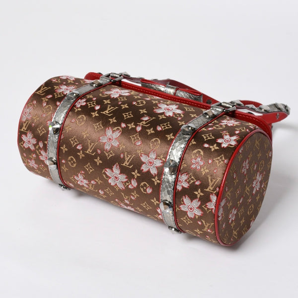 新品未使用 LOUIS VUITTON ルイヴィトン VIP限定 村上隆 チェリーブロッサム ミニパピヨンショルダー ハンドバック 中古 4a008895