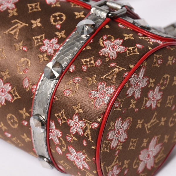新品未使用 LOUIS VUITTON ルイヴィトン VIP限定 村上隆 チェリーブロッサム ミニパピヨンショルダー ハンドバック 中古 4a008895