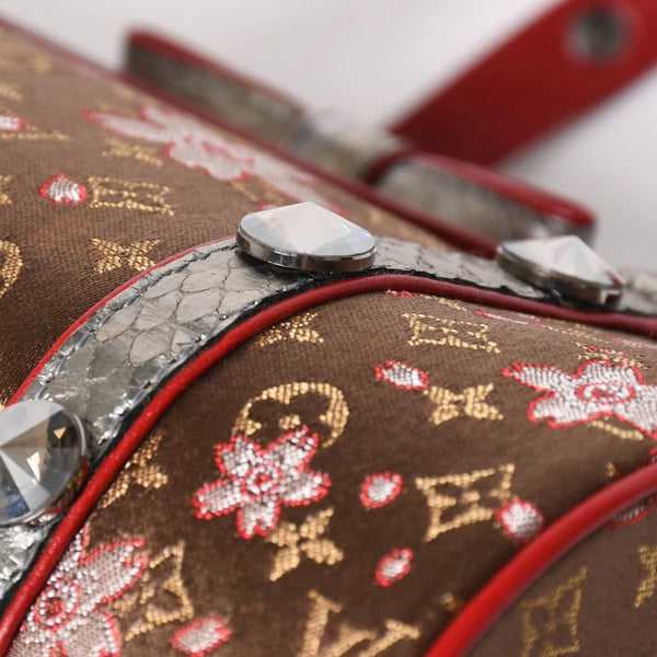 新品未使用 LOUIS VUITTON ルイヴィトン VIP限定 村上隆 チェリーブロッサム ミニパピヨンショルダー ハンドバック 中古 4a008895