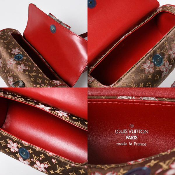 新品未使用 LOUIS VUITTON ルイヴィトン VIP限定 村上隆 チェリーブロッサム ミニパピヨンショルダー ハンドバック 中古 4a008895