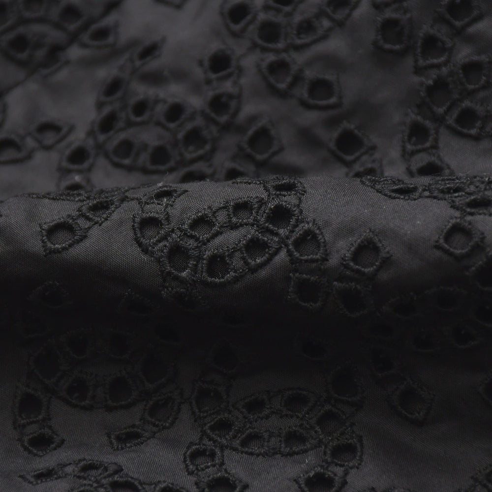 Like new CHANEL Coco Mark Lace Sequin Jacket Men's P70098 Cotton Polyester Black Size 50 Used 4a008700