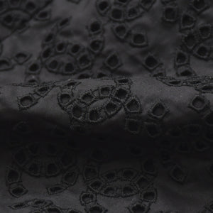 Like new CHANEL Coco Mark Lace Sequin Jacket Men's P70098 Cotton Polyester Black Size 50 Used 4a008700