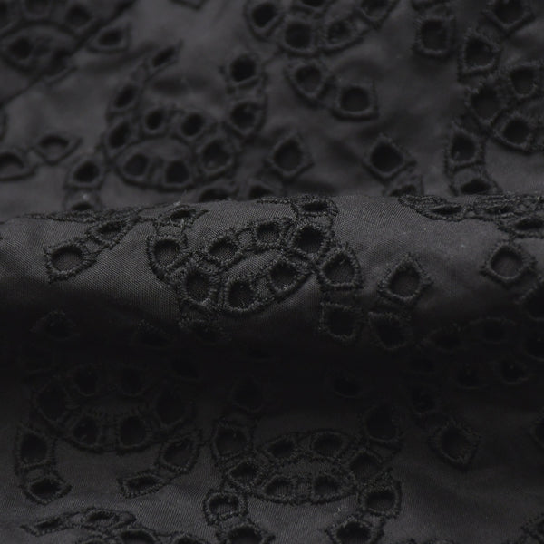 Like new CHANEL Coco Mark Lace Sequin Jacket Men's P70098 Cotton Polyester Black Size 50 Used 4a008700