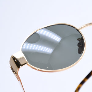 極美品 CELINE セリーヌ サングラス トリオンフ CL40235U イタリア製 メタル ゴールド金具 サイズ54◻︎18 中古 4a008386