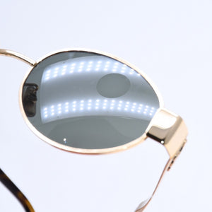 極美品 CELINE セリーヌ サングラス トリオンフ CL40235U イタリア製 メタル ゴールド金具 サイズ54◻︎18 中古 4a008386