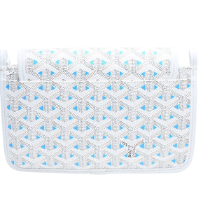 新品未使用品 GOYARD ゴヤール ショルダーバッグ プリュメ ポーチウォレット 2026年 限定色 ポーラブルー ホワイト アイボリー シルバー金具 中古 4a008852