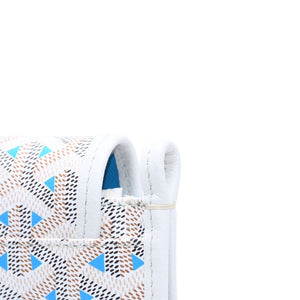 新品未使用品 GOYARD ゴヤール ショルダーバッグ プリュメ ポーチウォレット 2026年 限定色 ポーラブルー ホワイト アイボリー シルバー金具 中古 4a008852