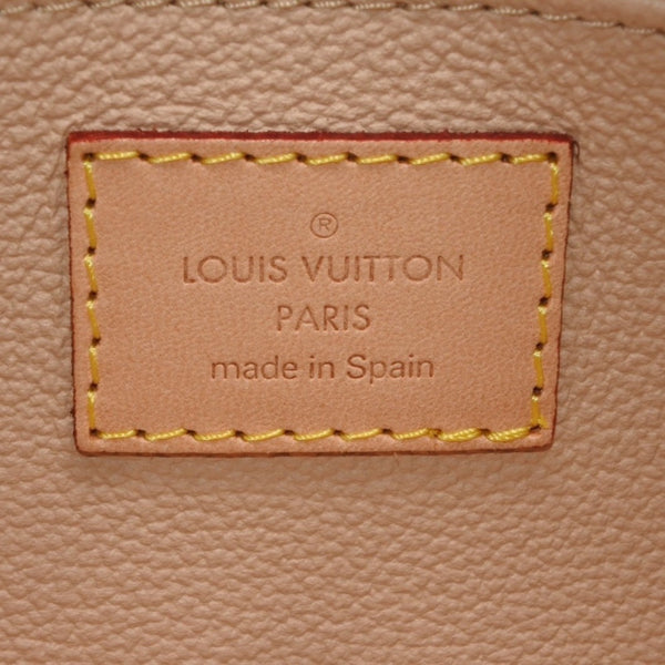 Like new LOUIS VUITTON Pochette Cosmetic PM Pouch M47515 Monogram Brown Gold hardware Used 4a000844