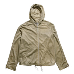 極美品 CHANEL シャネル スポーツライン パーカー P21081V12483 イタリア製 ポリエステル ベージュ サイズ42 中古 4a008771