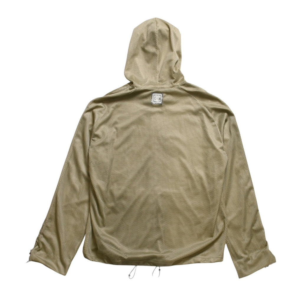 Very good condition CHANEL Sportsline Parka P21081V12483 Made in Italy Polyester Beige Size 42 Used 4a008771
