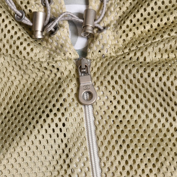 極美品 CHANEL シャネル スポーツライン パーカー P21081V12483 イタリア製 ポリエステル ベージュ サイズ42 中古 4a008771