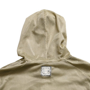極美品 CHANEL シャネル スポーツライン パーカー P21081V12483 イタリア製 ポリエステル ベージュ サイズ42 中古 4a008771
