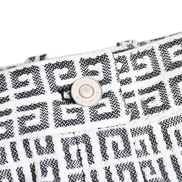 新品同様 Givenchy ジバンシー ショーツ ショートパンツ BW50QN13N0 サイズ28 ジャガード ホワイト グレー 中古 4a010246