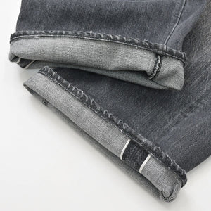 FULLCOUNT フルカウント デニムパンツ ワイド セルビッチデニム 0105BK コットン ブラック サイズ36 美品 中古 4a008751