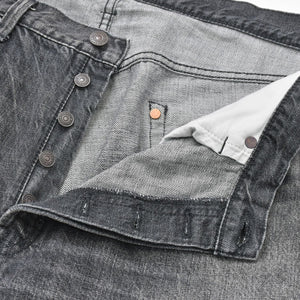 FULLCOUNT フルカウント デニムパンツ ワイド セルビッチデニム 0105BK コットン ブラック サイズ36 美品 中古 4a008751