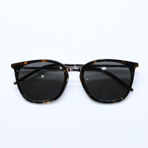 極美品 SAINT LAURENT サンローラン サングラス コンビネーション SL 375 SLIM ブラウン シルバー金具 中古 4a009204