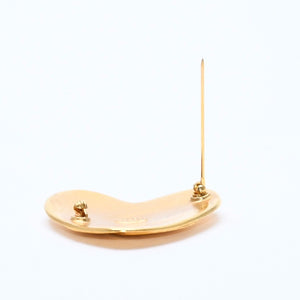 極美品 CHANEL シャネル ヴィンテージ ココマーク ハートブローチ 95P刻印 16.98g ゴールド金具 中古 4c061220