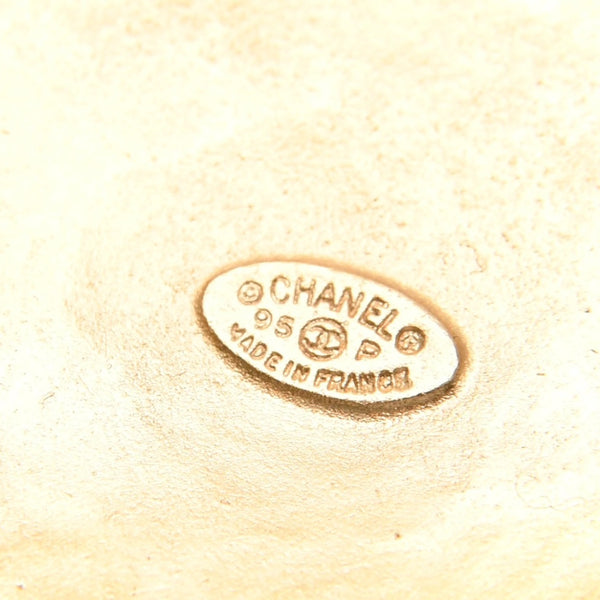 極美品 CHANEL シャネル ヴィンテージ ココマーク ハートブローチ 95P刻印 16.98g ゴールド金具 中古 4c061220
