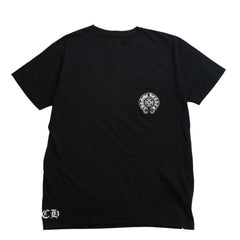 極美品 CHROME HEARTS クロムハーツ THE HEROES PROJECT ザ ヒーローズプロジェクト 半袖Tシャツ サイズL ブラック 中古 4a009185