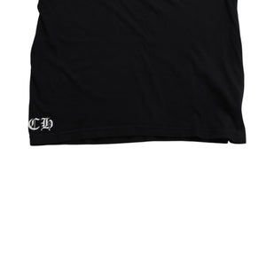 極美品 CHROME HEARTS クロムハーツ THE HEROES PROJECT ザ ヒーローズプロジェクト 半袖Tシャツ サイズL ブラック 中古 4a009185