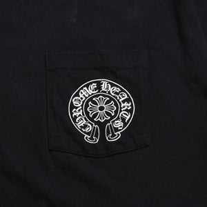 極美品 CHROME HEARTS クロムハーツ THE HEROES PROJECT ザ ヒーローズプロジェクト 半袖Tシャツ サイズL ブラック 中古 4a009185