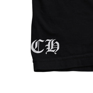 極美品 CHROME HEARTS クロムハーツ THE HEROES PROJECT ザ ヒーローズプロジェクト 半袖Tシャツ サイズL ブラック 中古 4a009185