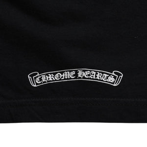 極美品 CHROME HEARTS クロムハーツ THE HEROES PROJECT ザ ヒーローズプロジェクト 半袖Tシャツ サイズL ブラック 中古 4a009185