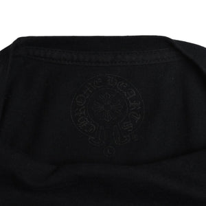 極美品 CHROME HEARTS クロムハーツ THE HEROES PROJECT ザ ヒーローズプロジェクト 半袖Tシャツ サイズL ブラック 中古 4a009185