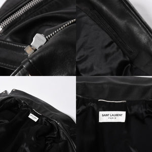 極美品 SAINT LAURENT PARIS サンローラン パリ エディ期 L17 クラシックモーターサイクルライダースジャケット サイズ40 中古 4a008897