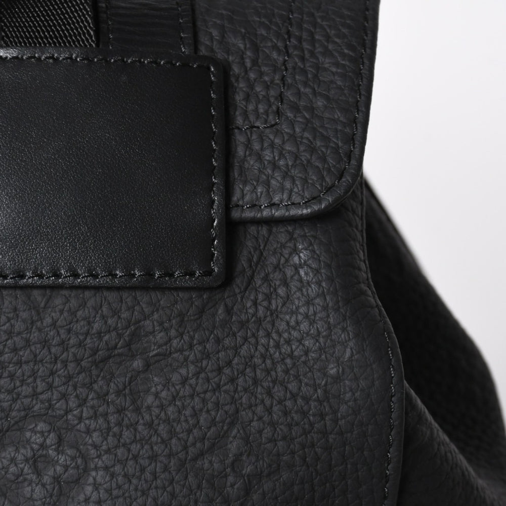 極美品 LOUISVUITTON ルイヴィトン クリストファー MM リュックサック M55699 トリヨンレザー ブラック シルバー金具 中古 4a008381