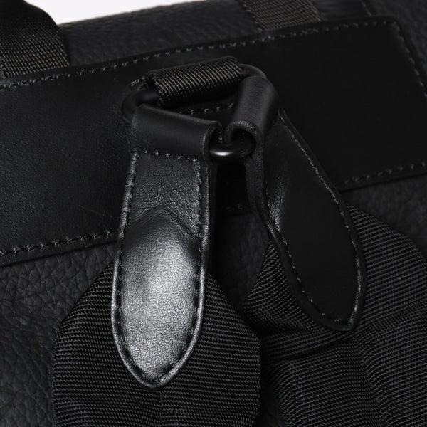 極美品 LOUISVUITTON ルイヴィトン クリストファー MM リュックサック M55699 トリヨンレザー ブラック シルバー金具 中古 4a008381