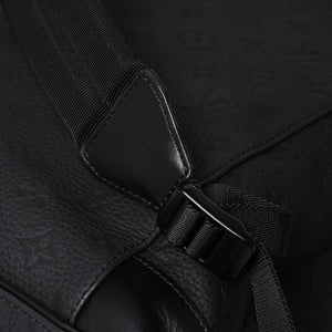 極美品 LOUISVUITTON ルイヴィトン クリストファー MM リュックサック M55699 トリヨンレザー ブラック シルバー金具 中古 4a008381