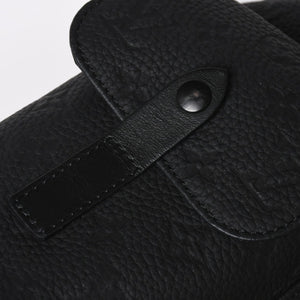 極美品 LOUISVUITTON ルイヴィトン クリストファー MM リュックサック M55699 トリヨンレザー ブラック シルバー金具 中古 4a008381
