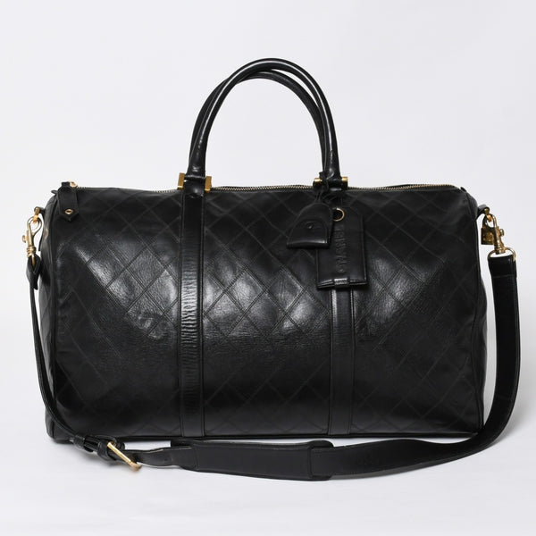 CHANEL シャネル ビコローレ ボストンバッグ ココマーク 2way マトラッセ ボストンバッグ 1番台 ショルダーバッグ ゴールド金具 美品 中古 4a008670