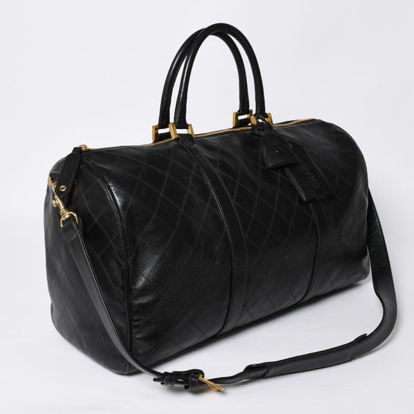 CHANEL シャネル ビコローレ ボストンバッグ ココマーク 2way マトラッセ ボストンバッグ 1番台 ショルダーバッグ ゴールド金具 美品 中古 4a008670