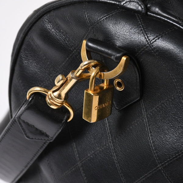 CHANEL シャネル ビコローレ ボストンバッグ ココマーク 2way マトラッセ ボストンバッグ 1番台 ショルダーバッグ ゴールド金具 美品 中古 4a008670